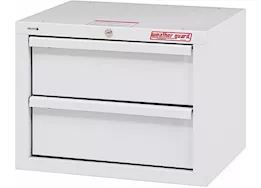 Weatherguard 2 drawer secure storage van cabinet