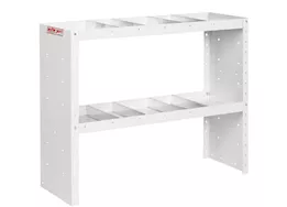 Weatherguard Heavy duty adjustable 2 shelf unit, 42 in x 35 in x 13-1/2 in