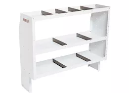 Weatherguard Heavy duty adjustable 3 shelf unit, 52 in x 44 in x 16 in
