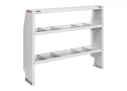 Weatherguard Adjustable 3 shelf unit, 52 in x 44 in x 13-1/2 in
