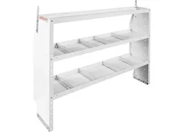 Weatherguard Adjustable 3 shelf unit, 60 in x 44 in x 13-1/2 in