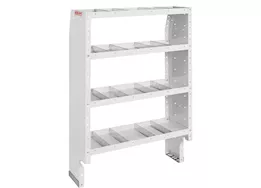 Weatherguard Heavy duty adjustable 4 shelf unit, 36 in x 60 in x 16 in