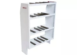 Weatherguard Heavy duty adjustable 4 shelf unit, 42 in x 60 in x 16 in