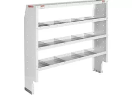 Weatherguard Heavy duty adjustable 4 shelf unit, 60 in x 60 in x 16 in