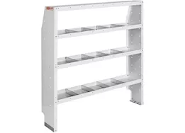 Weatherguard Adjustable 4 shelf unit, 52 in x 60 in x 13-1/2 in