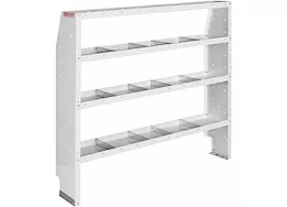 Weatherguard Adjustable 4 shelf unit, 60 in x 60 in x 13-1/2 in