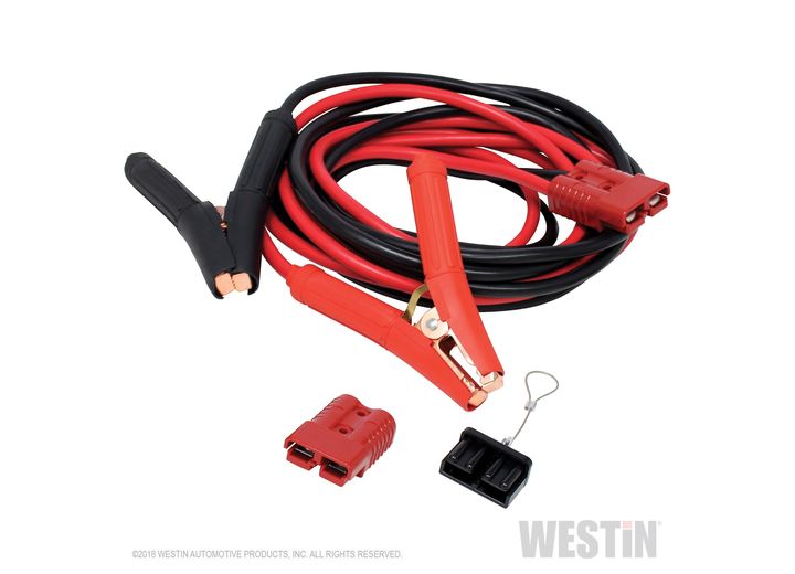 Westin Automotive 16ft jumper cable kit charcoal quick disconnect kit Main Image