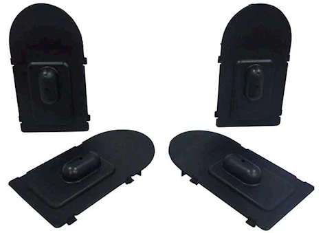 Westin Automotive Step board black plastic light cavity cover Main Image