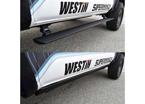 Westin Automotive 09-18 ram 1500/10-c 2500/3500 crewcab pro-e electric running boards textured bl Main Image