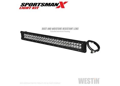Westin Automotive Sportsman x light kit 26in double row led with harness Main Image