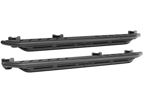 Westin Automotive 07-18 wrangler unlimited textured black triple tube rock rails Main Image