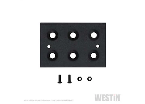Westin 6" Step Pad for Westin HDX Oval Drop Step Nerf Bars - Black Main Image