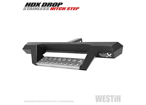 Westin Automotive HDX STAINLESS DROP HITCH STEP 34IN FOR 2IN RECEIVER TEXTURED BLACK