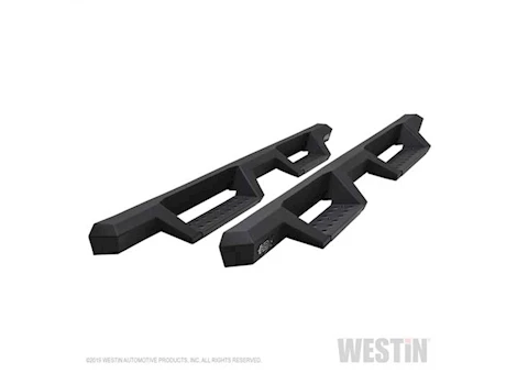 Westin Automotive 05-c tacoma access cab hdx drop nerf step bars textured black Main Image