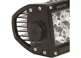 Westin Automotive  led light bar lower profile double row 10in spot w/3w osram black (wiring harness & brackets incl)