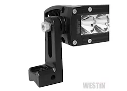 Westin Automotive Xtreme led light bar low profile single row 20 inch flood w/5w cree, black , harness & brackets incl