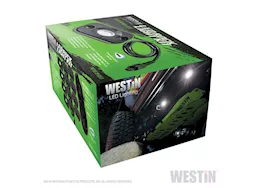 Westin Automotive Includes qty 4 lights, 14 feet 9 inches long wiring harness and switch. blk led