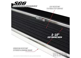 Westin Automotive 89.5 inches polished sg6 running boards (brkt sold sep)