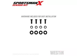 Westin Automotive 16-19 silverado 1500 sportsman x sensor kit grill textured black