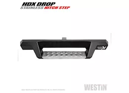 Westin Automotive Hdx stainless drop hitch step 34in for 2in receiver textured black