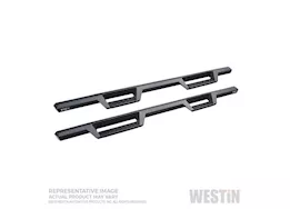 Westin Automotive 19-c silv/sierra 1500/20-c silv/sierra 2500/3500 hd dbl cab txt black hdx drop nerf bars