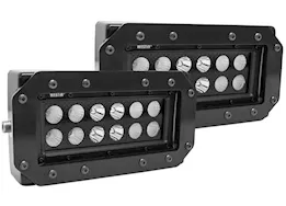 Westin Automotive Includes 6 in led lights(set of 2)b-force w/wiring harness hdx flush mount led kit