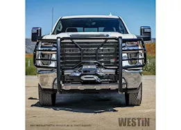 Westin Automotive 20-23 silverado 2500/3500 hd hdx winch mount grille guard black