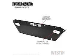 Westin Automotive 19-c ram 1500(excl. rebel)textured black pro-mod skid plate