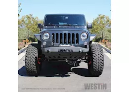 Westin Automotive 07-18 jeep wrangler tubular front fender-textured black