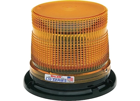 Whelen Engineering Co., Inc. SUPER-LED BEACON, SAE CLASS 1, LOW DOME, PERMANENT (AMBER)