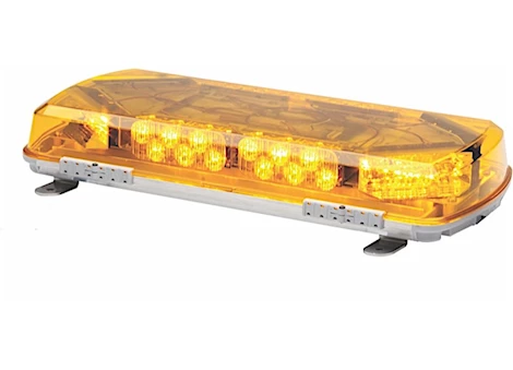 Whelen Engineering Co., Inc. Mini century lightbar 16in w/permanent mount kit-amber Main Image