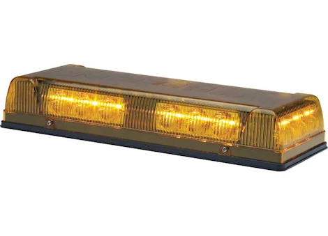 Whelen Engineering Co., Inc. Mini lightbar, con3 super-led, permanent (amber) Main Image