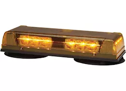 Whelen Engineering Co., Inc. Mini lightbar, con3 super-led, magnetic/suction (amber)