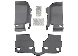 BedRug 97-06 wrangler tj front 3pc floor kit (w/o center console) includes heat shields bedtred
