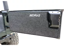 BedRug 87-95 wrangler yj 4pc rear carpet cargo kit gray bedrug w/tailgate & cargo liner