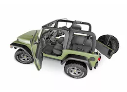 BedRug 97-06 wrangler tj front 3pc floor kit (w/o center console) includes heat shields bedtred