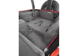 BedRug 81-86 jeep cj7 carpet 4pc cargo kit grey bedrug includes tailgate & cargo liner w/o gussets