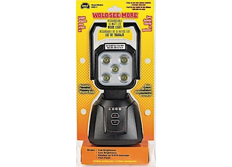 Wolo Manufacturing Corp. See-more 15 watt led rechargeable work light magnet mount Main Image