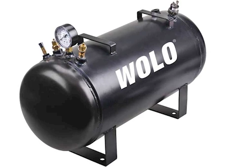 Wolo Manufacturing Corp. High pressure air tank - 5 gallon hd steel tank paint black Main Image