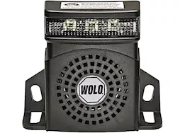 Wolo Manufacturing Corp. Pro-tec plus 97 decibel back-up alarm w/single flash
